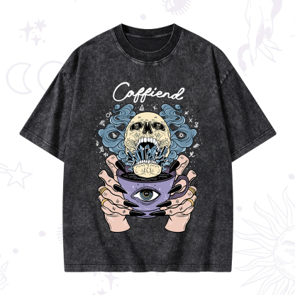 Purplehecate Caffiend Washed T-Shirt