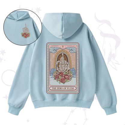 Purplehecate The Zero Of Fucks Tarot Fleece Hoodie Suit