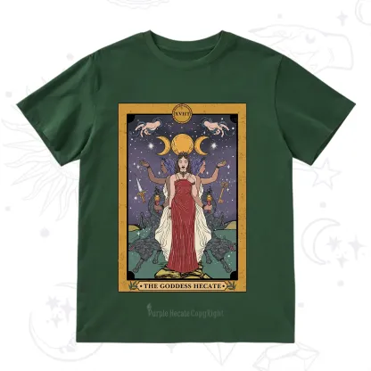 Purplehecate The Goddess Hecate Tarot T-Shirt