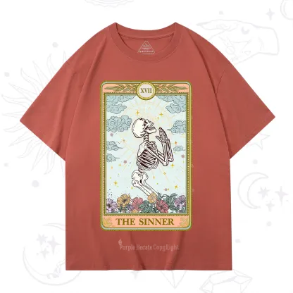 Purplehecate The Sinner Tarot Card T-Shirt