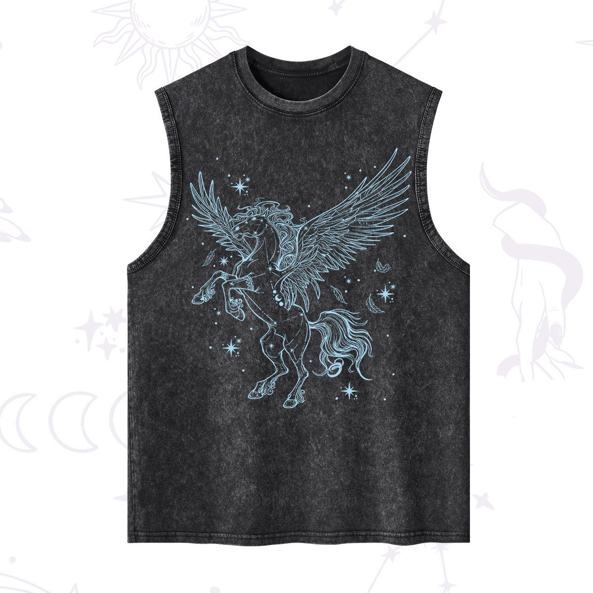 Purplehecate Celestial Pegasus Washed Tank