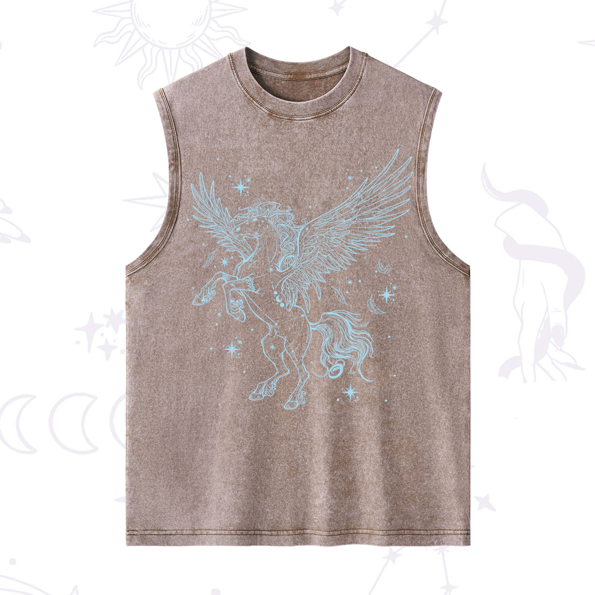 Purplehecate Celestial Pegasus Washed Tank