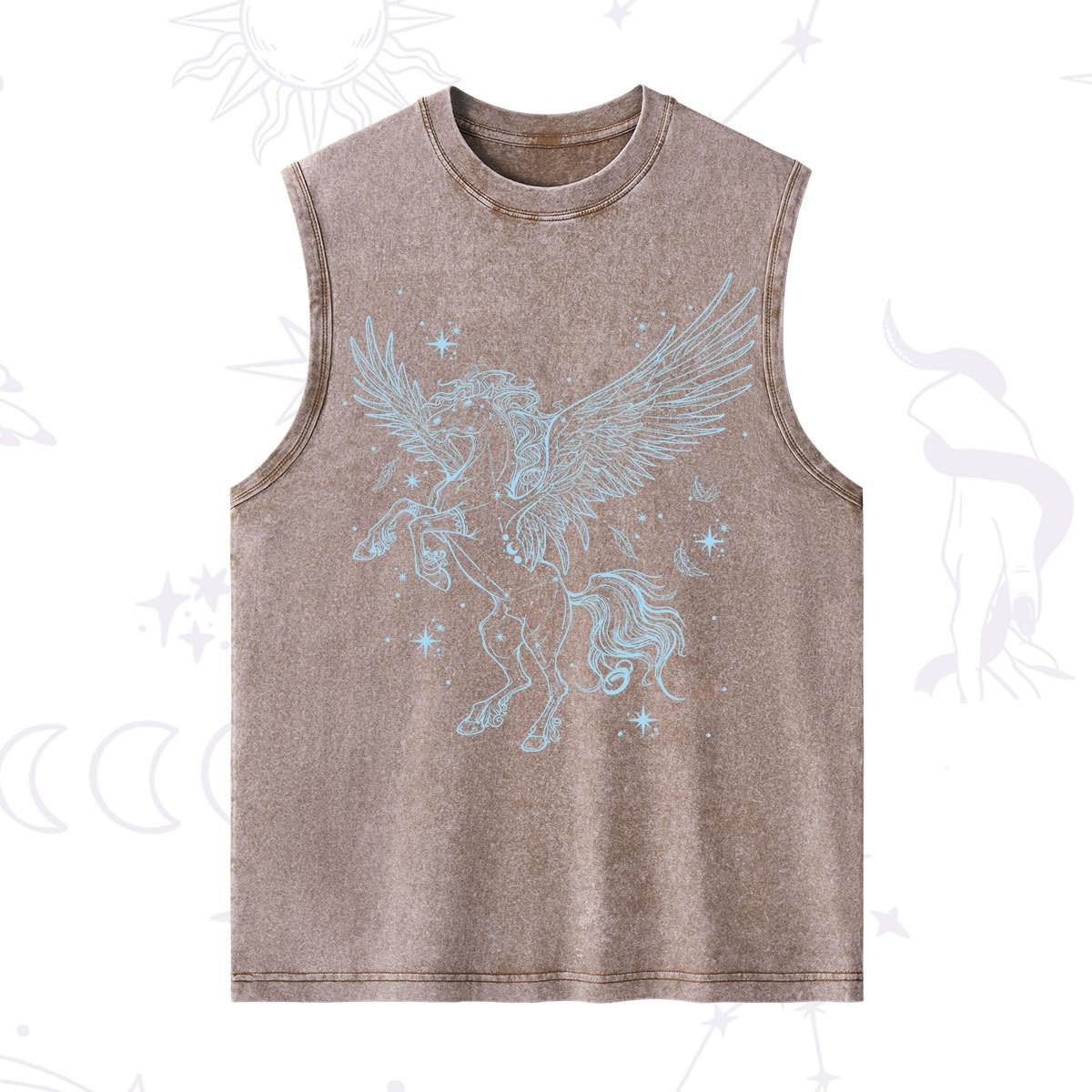 Purplehecate Celestial Pegasus Washed Tank
