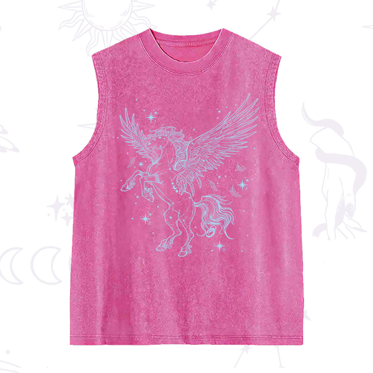 Purplehecate Celestial Pegasus Washed Tank