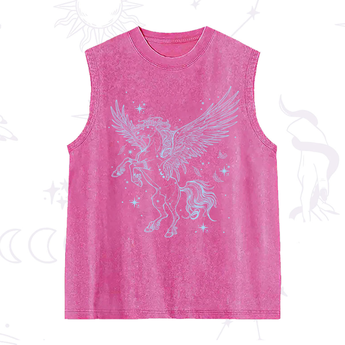 Purplehecate Celestial Pegasus Washed Tank