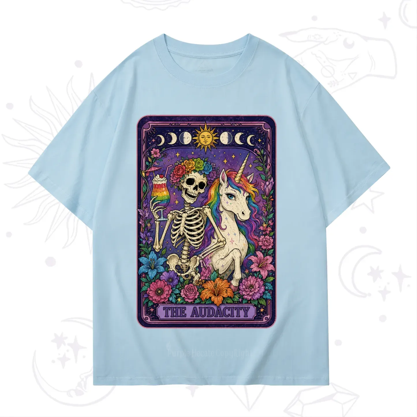 Purplehecate The Audacity Tarot Pride Rainbow T-Shirt