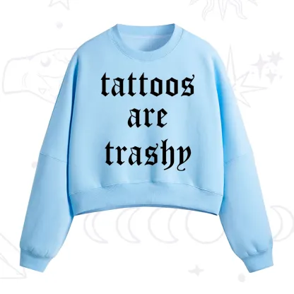 [Copy]Purplehecate Compost Your Enemies Fleece Cropped Sweatshirt