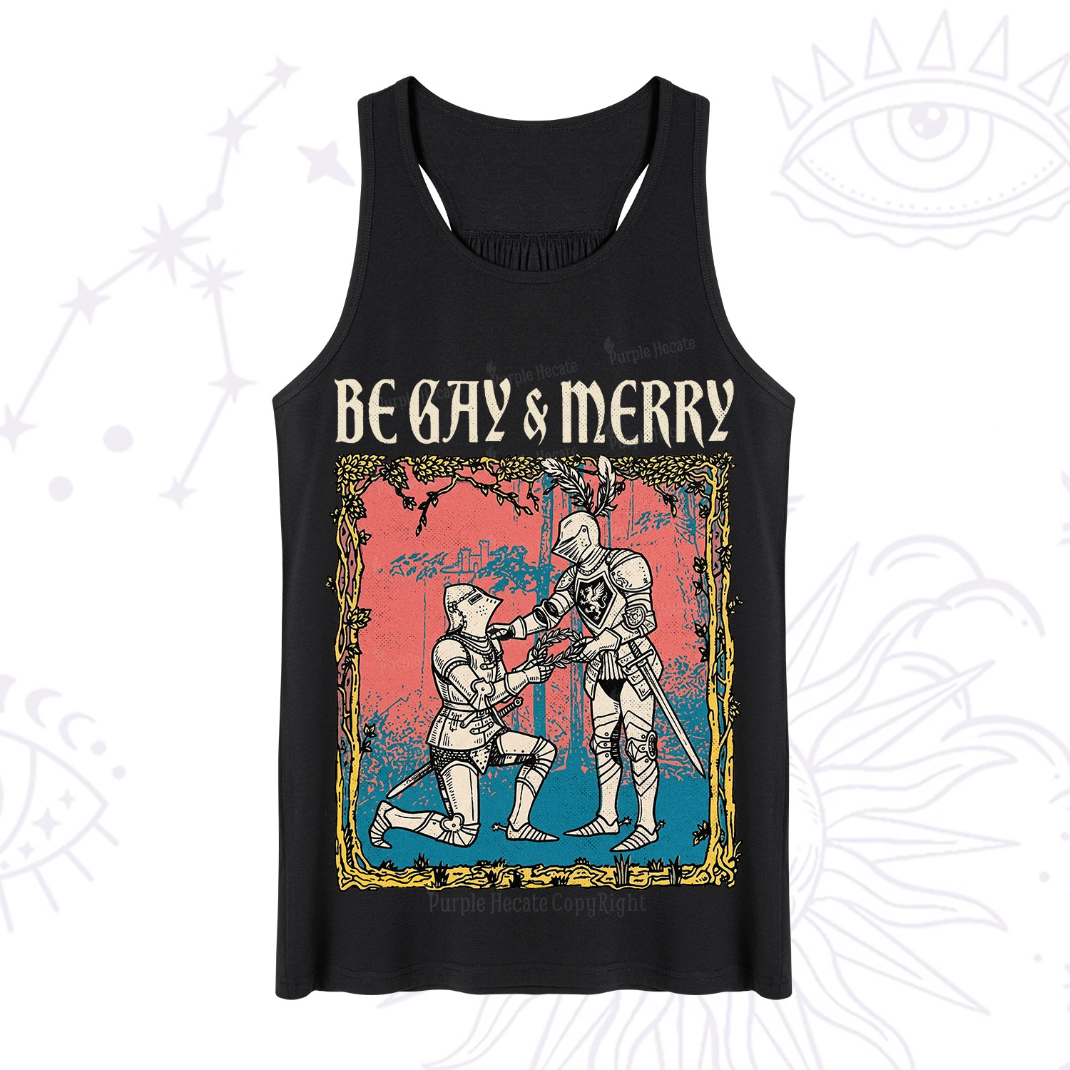 Purplehecate Be Gay & Merry Chivalry Pride Tank