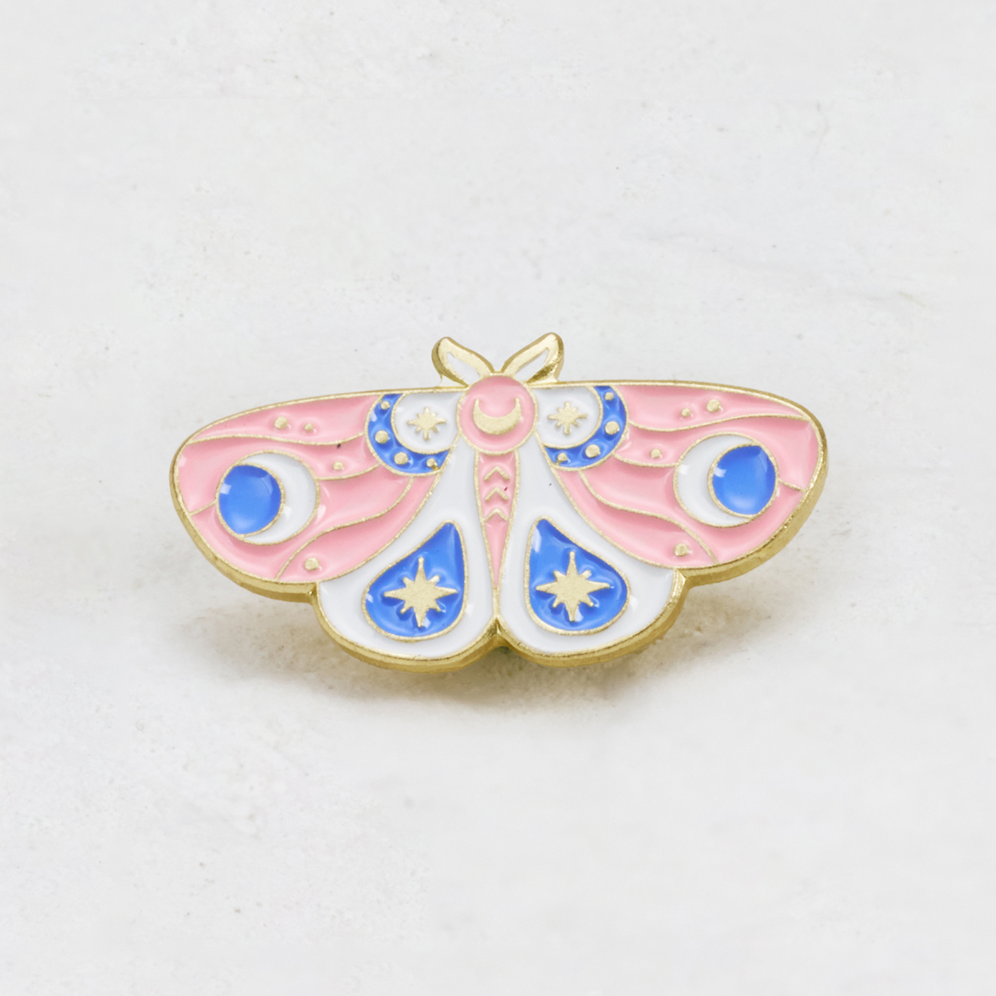 Purplehecate Star Cross Moth Pin
