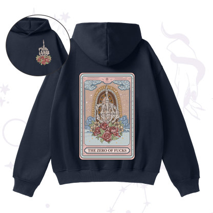 Purplehecate The Zero Of Fucks Tarot Fleece Hoodie Suit