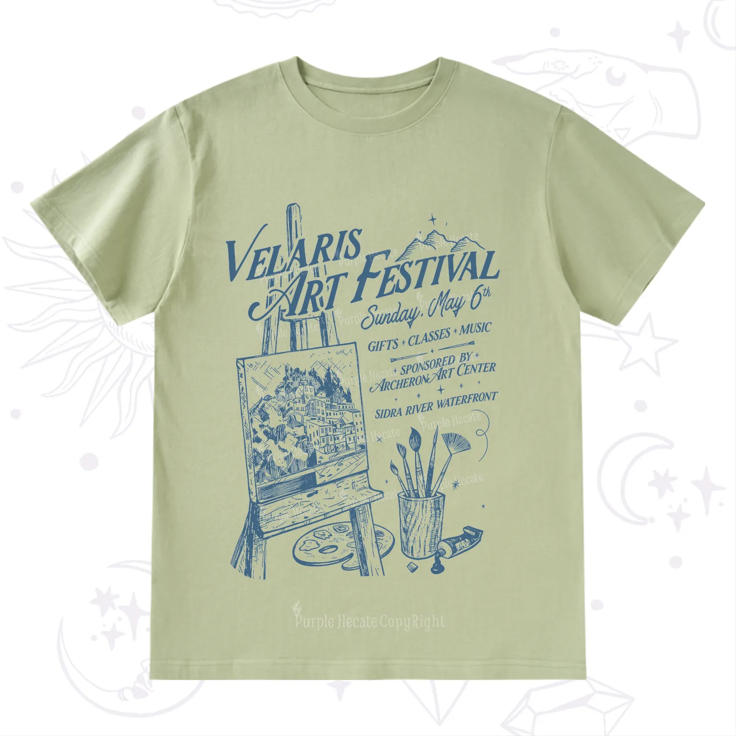 Purplehecate Starlight Court Art Show T-Shirt