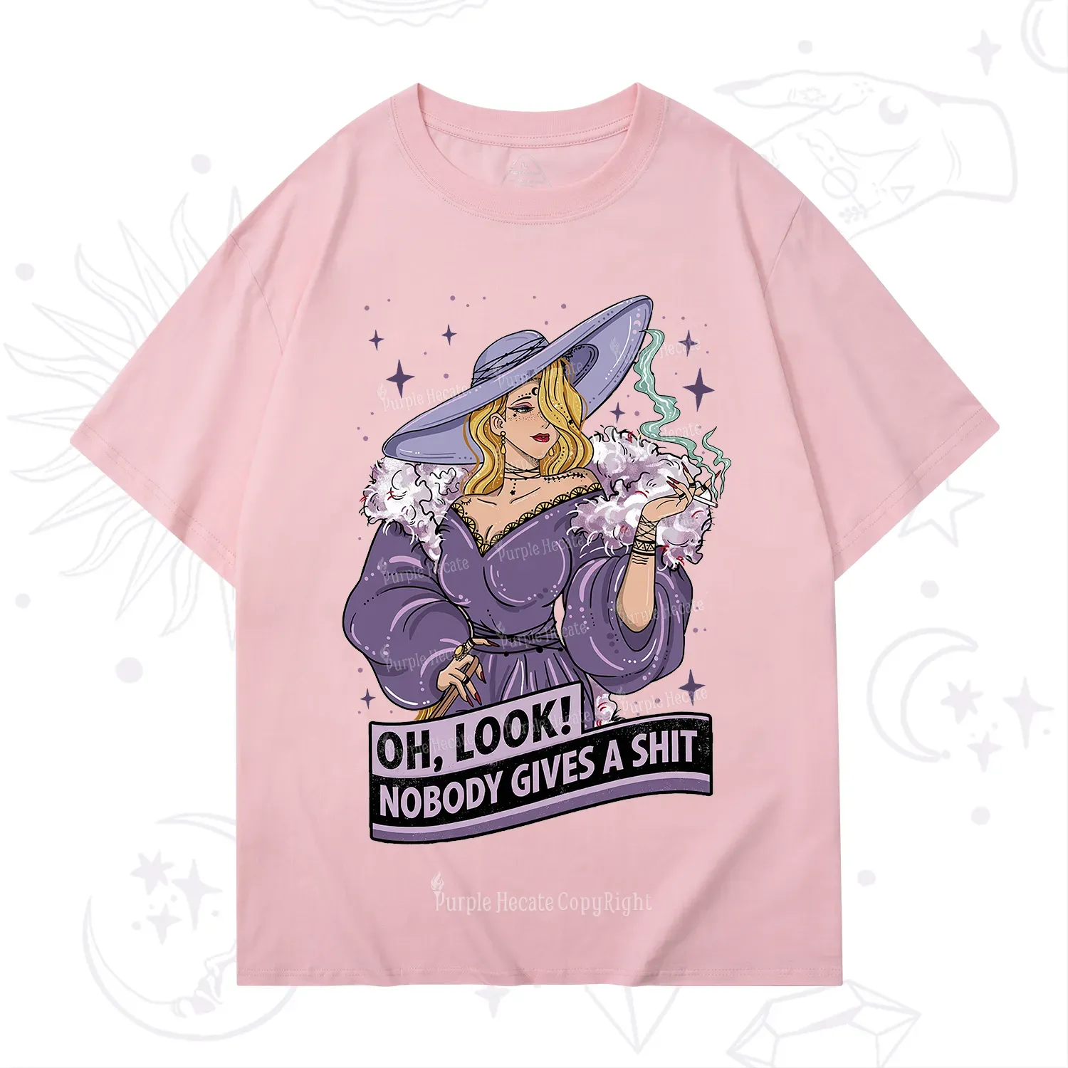 Purplehecate Oh Look Nobody Gives A Shit T-Shirt