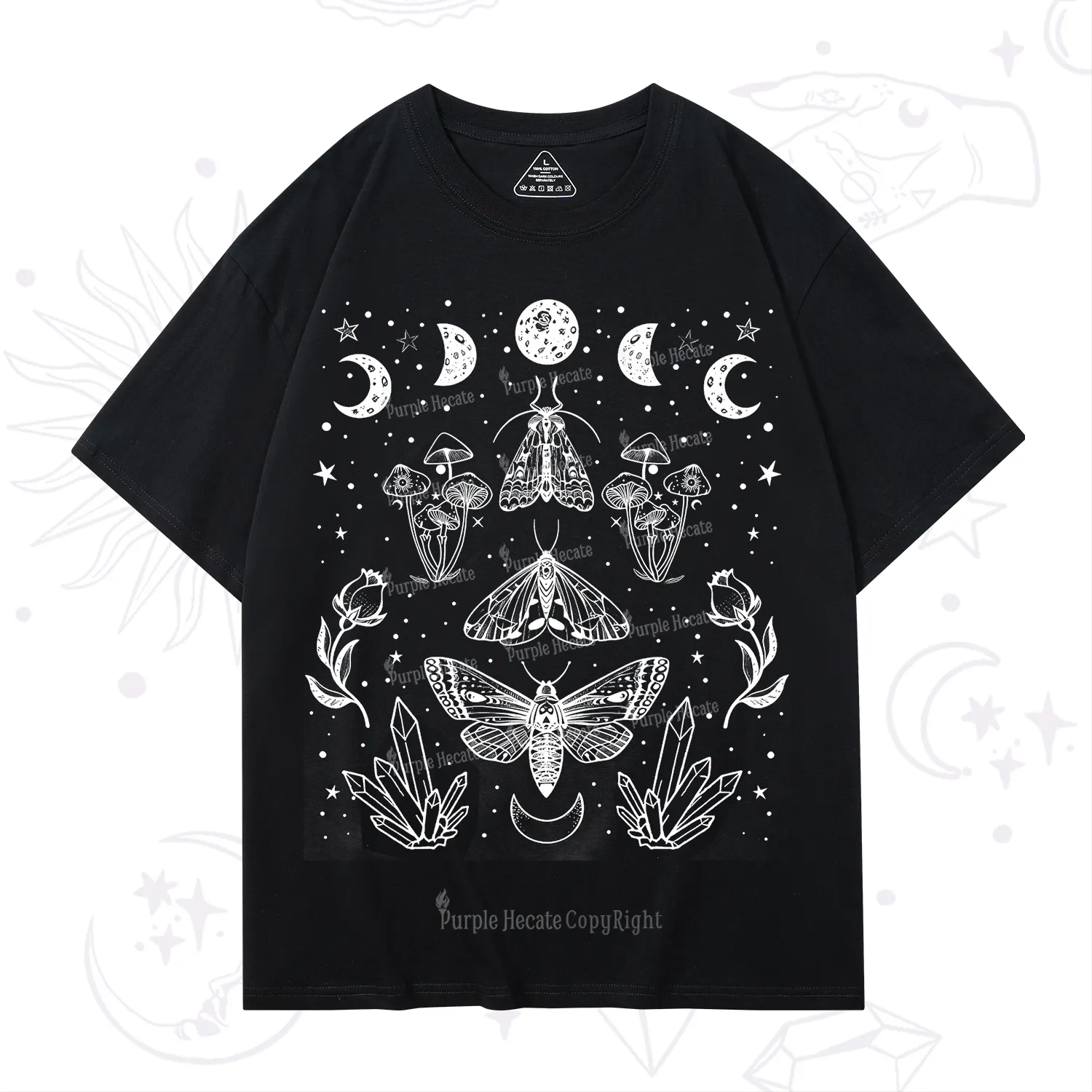 Purplehecate Mystical Moth T-Shirt