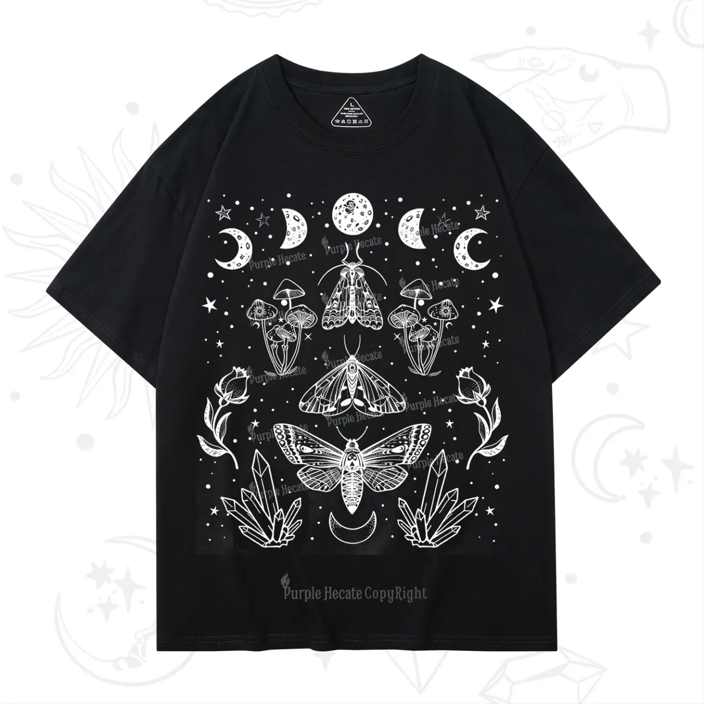 Purplehecate Mystical Moth T-Shirt