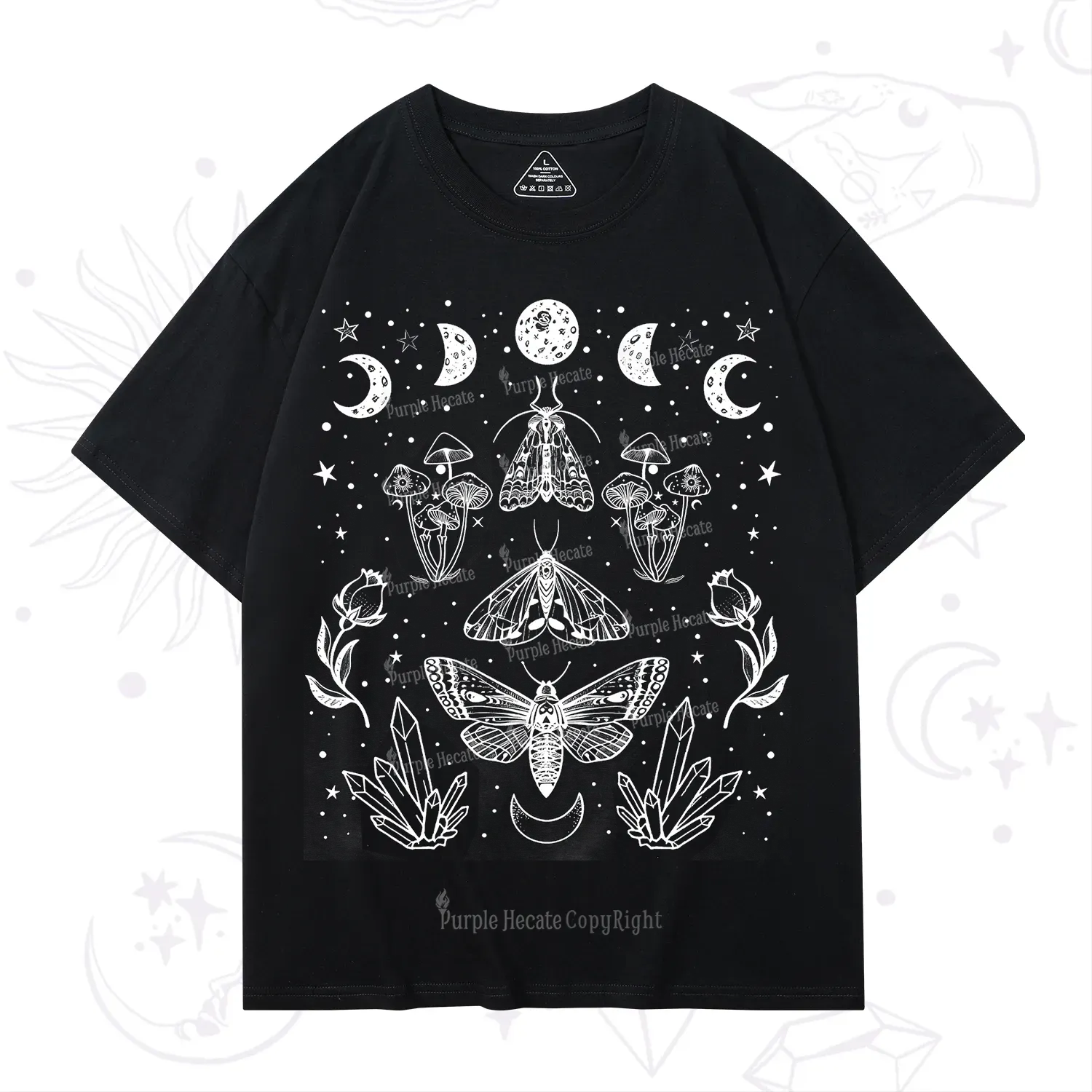 Purplehecate Mystical Moth T-Shirt