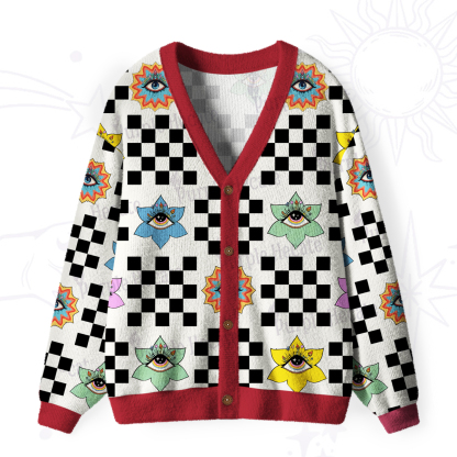 Purplehecate Witch's Garden Gaze Ugly Cardigan Sweaters