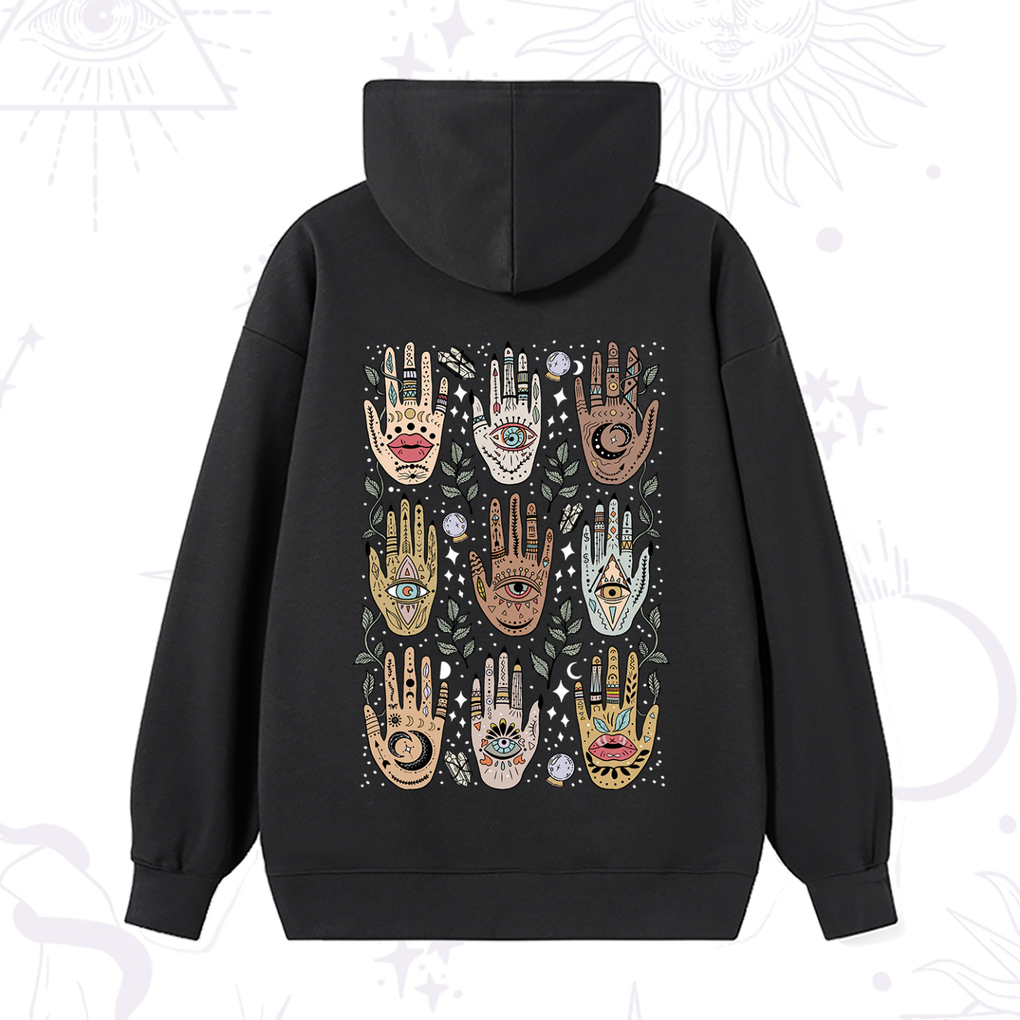 Magic Purplehecate Helping Hands Hoodie