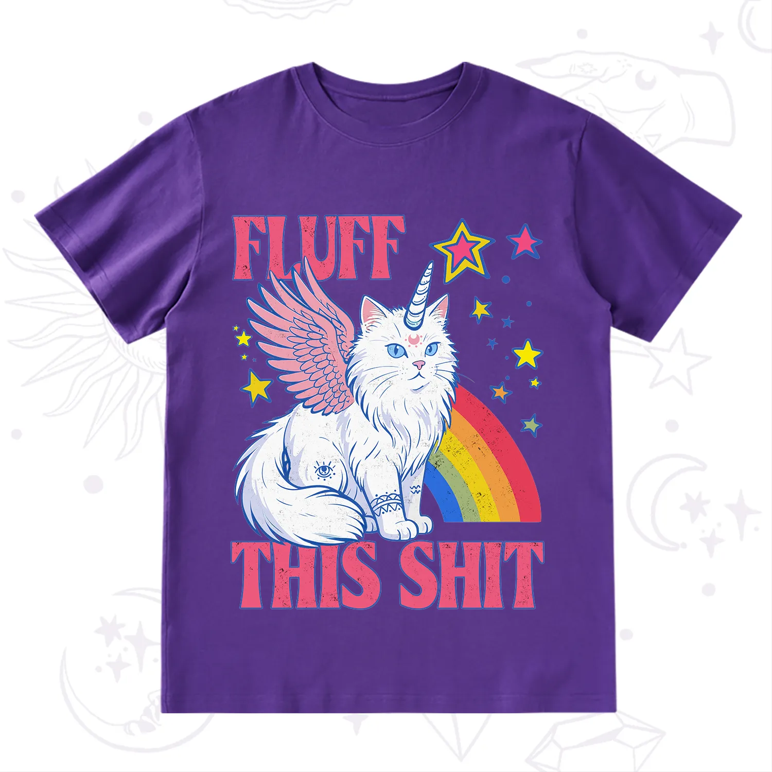 Purplehecate Fluff This Sh*t Cat T-Shirt