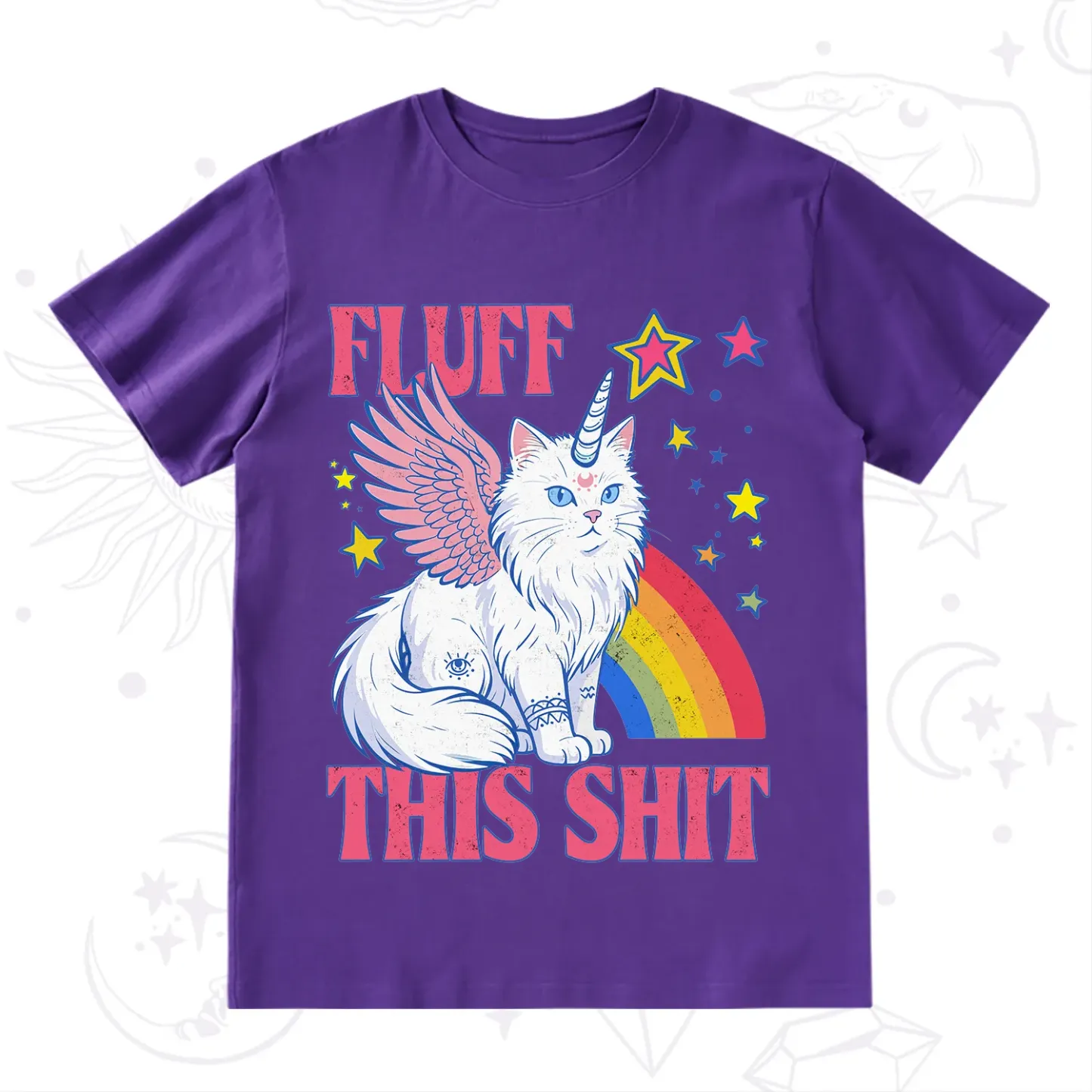 Purplehecate Fluff This Sh*t Cat T-Shirt