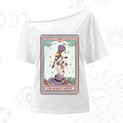 Purplehecate The Makeup Artist Tarot One Shoulder T-Shirt