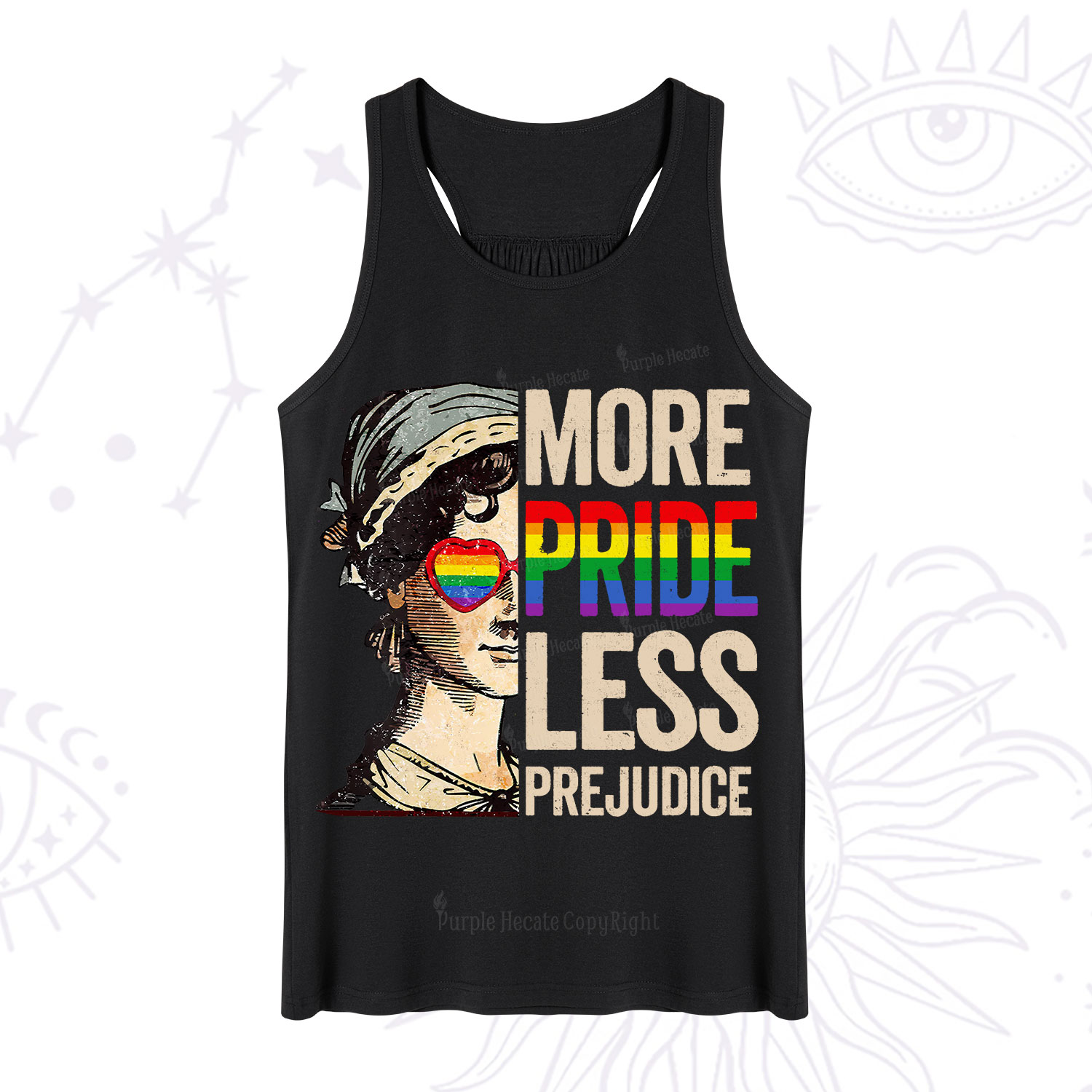 Purplehecate More Pride Less Prejudice Rainbow Tank