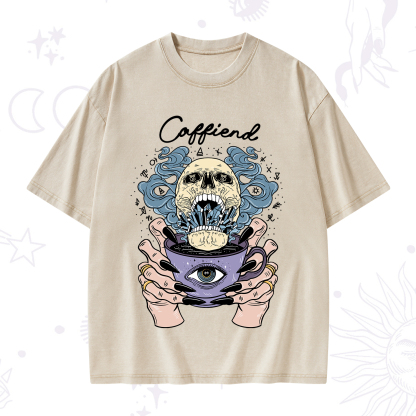 Purplehecate Caffiend Washed T-Shirt