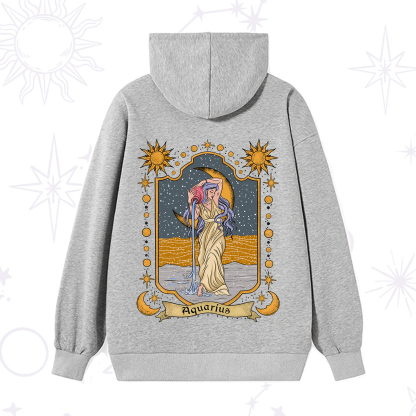 Purplehecate Aquarius Zodiac Hoodie