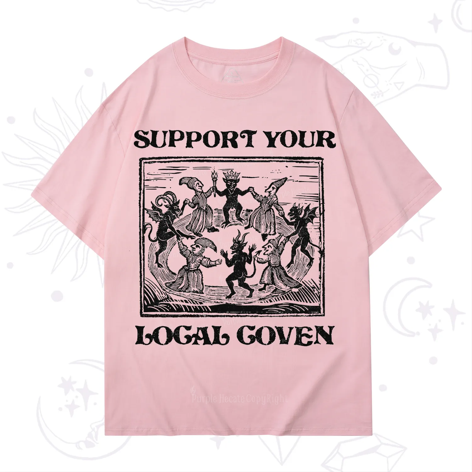 Purplehecate Support Your Local Coven T-Shirt