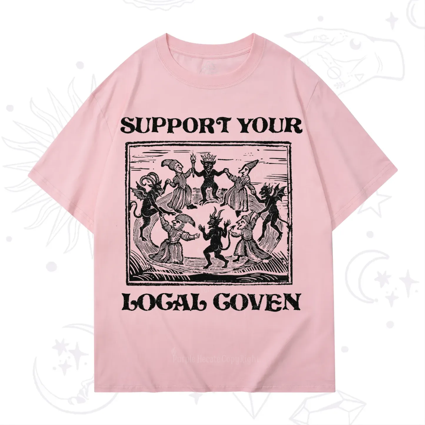 Purplehecate Support Your Local Coven T-Shirt