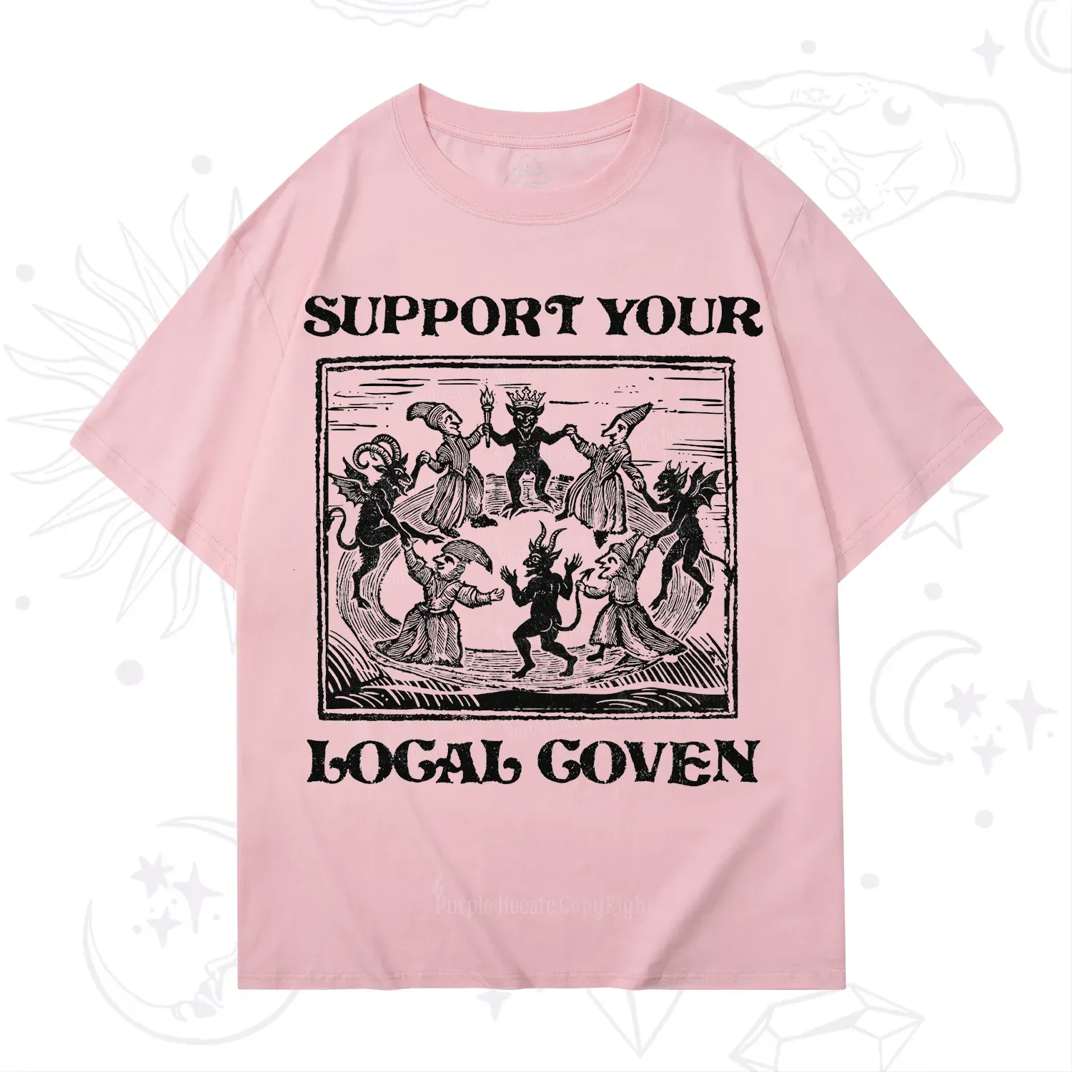 Purplehecate Support Your Local Coven T-Shirt