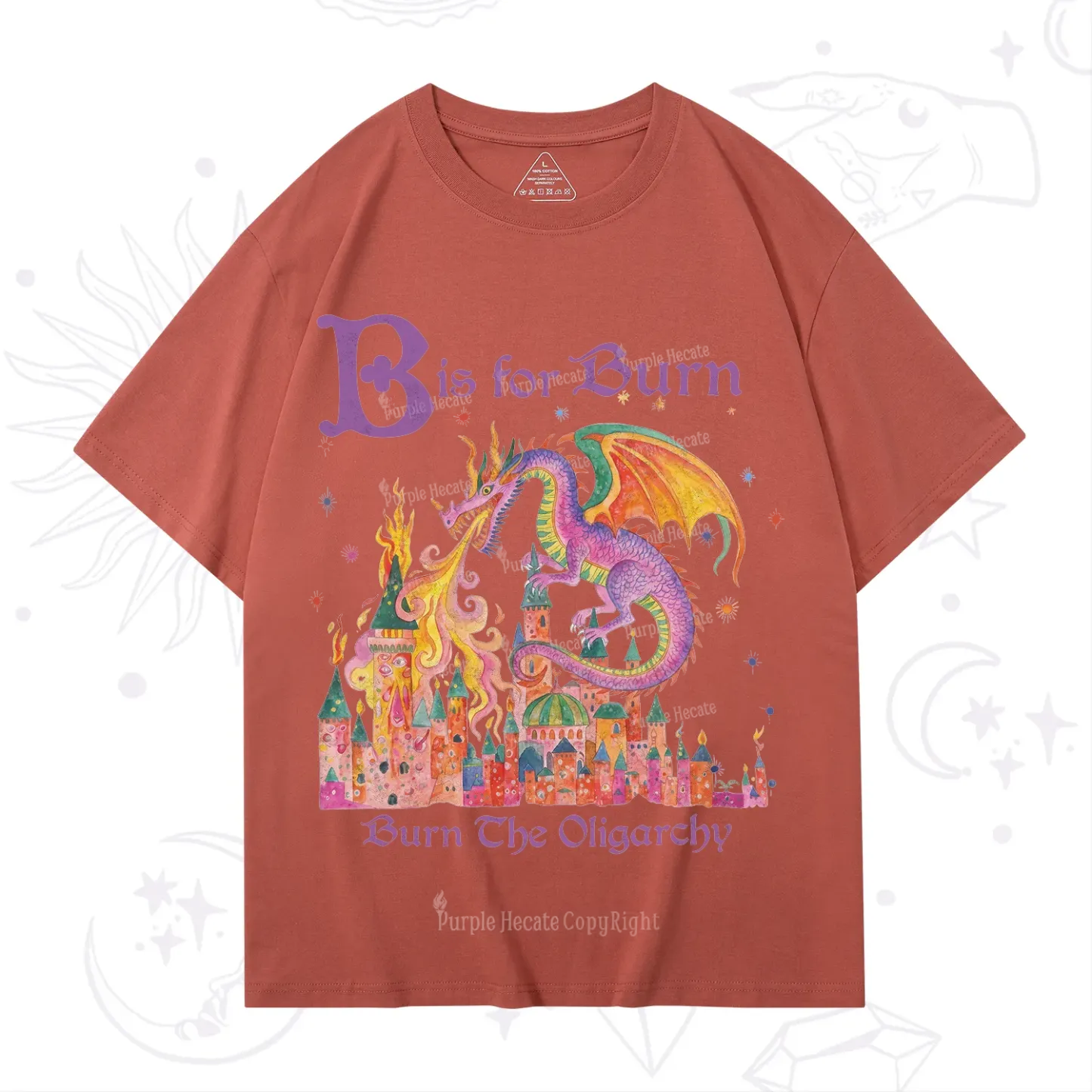 Purplehecate Burn The Oligarchy T-Shirt