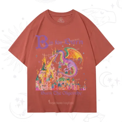 Purplehecate Burn The Oligarchy T-Shirt