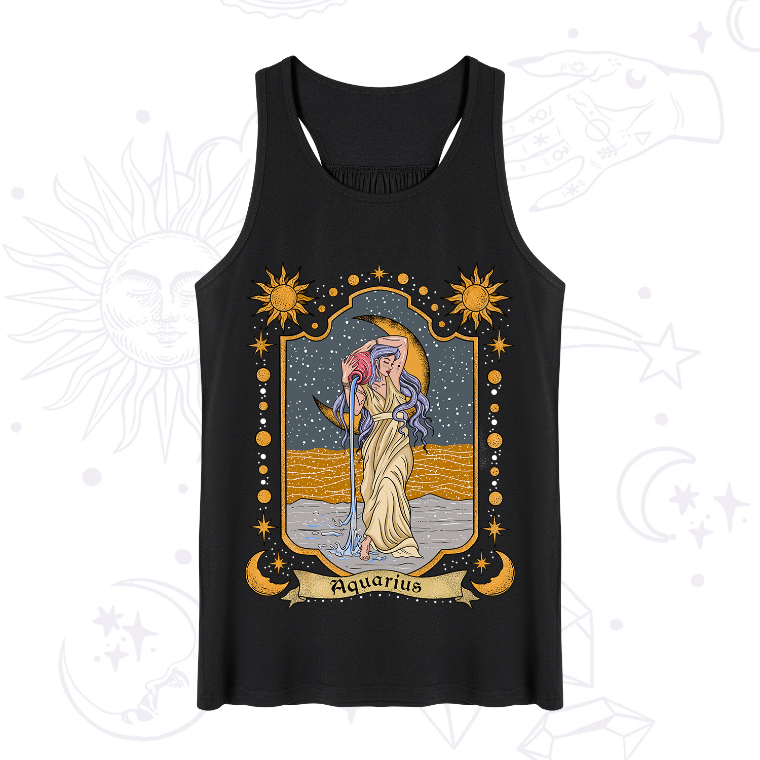 Purplehecate Aquarius Zodiac Tank
