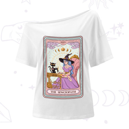 Purplehecate The Sewciopath Tarot One-Shoulder T-Shirt