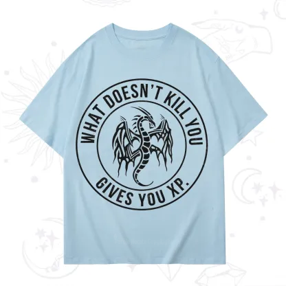 Purplehecate What Doesn't Kill You Gives You XP T-Shirt