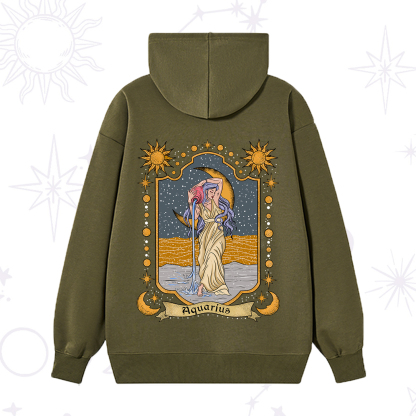 Purplehecate Aquarius Zodiac Hoodie
