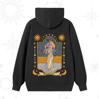 Purplehecate Aquarius Zodiac Hoodie