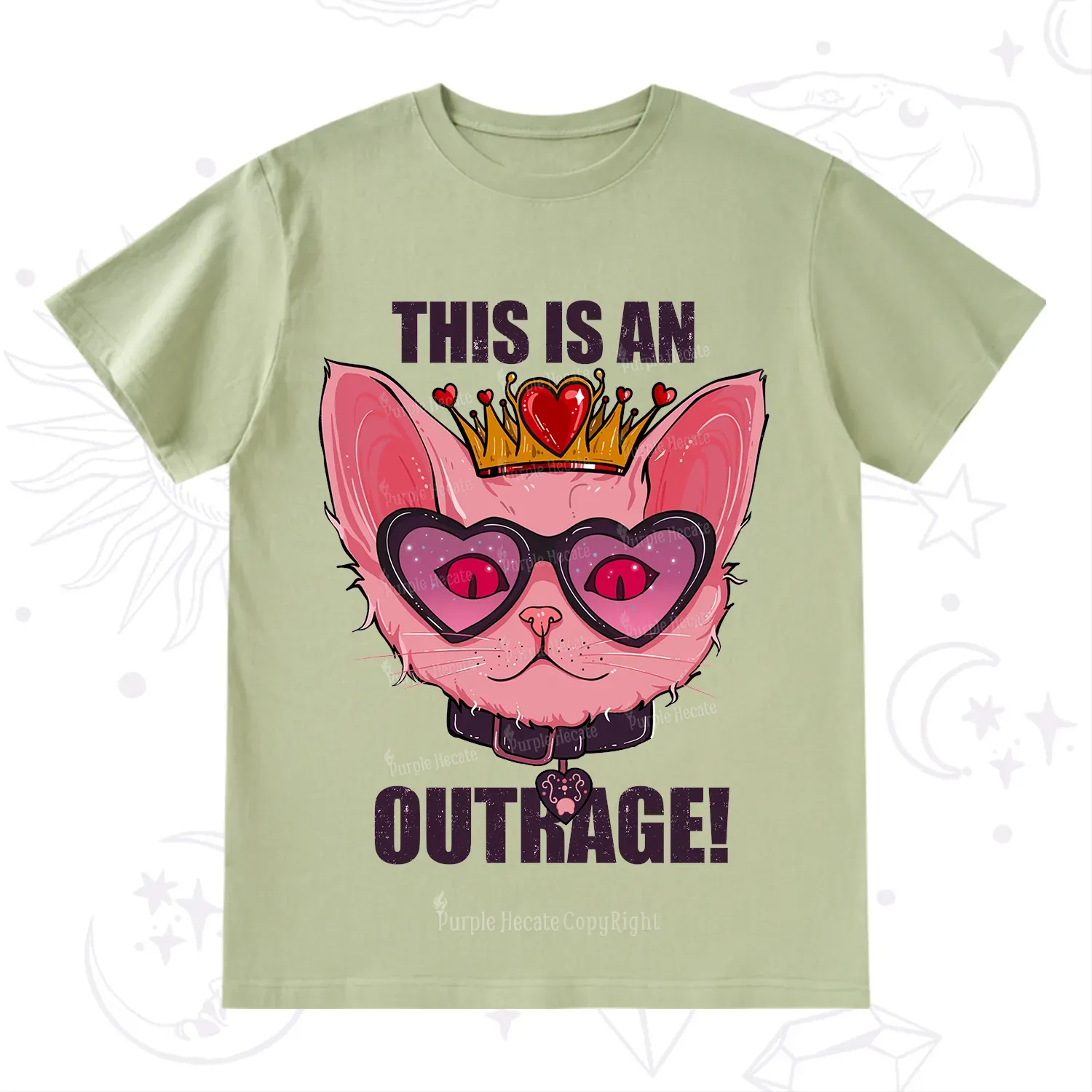 Purplehecate This is an Outrage T-Shirt