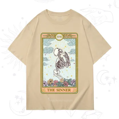 Purplehecate The Sinner Tarot Card T-Shirt