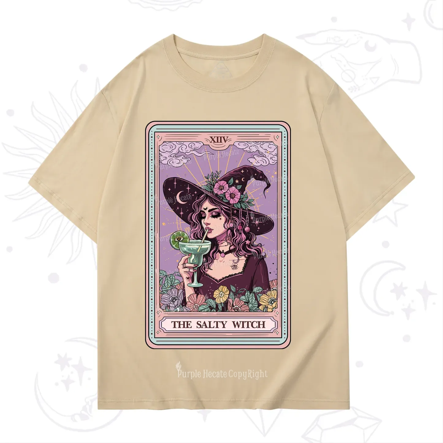 Purplehecate The Salty Witch Tarot T-Shirt
