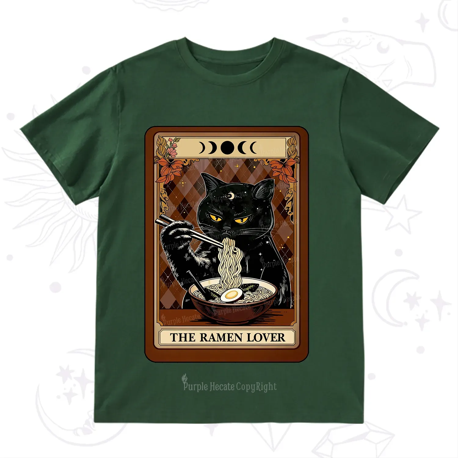 Purplehecate The Ramen Lover Tarot T-Shirt