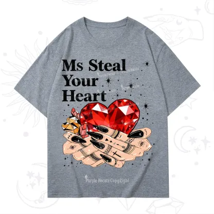 Purplehecate Ms Steal Your Heart Valentine T-Shirt