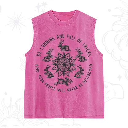 Purplehecate Cunning Rabbit Protection Spell Washed Tank
