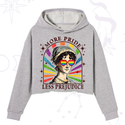 Purplehecate More Pride Less Prejudice Crop Hoodie