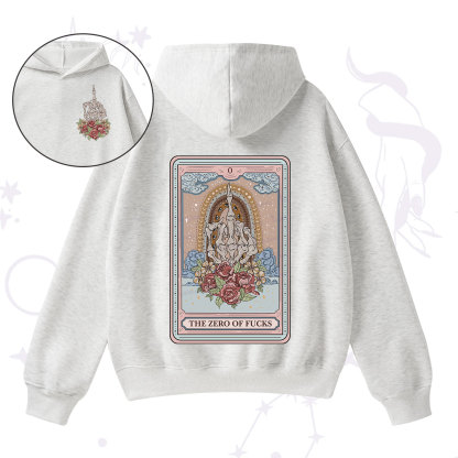 Purplehecate The Zero Of Fucks Tarot Fleece Hoodie Suit