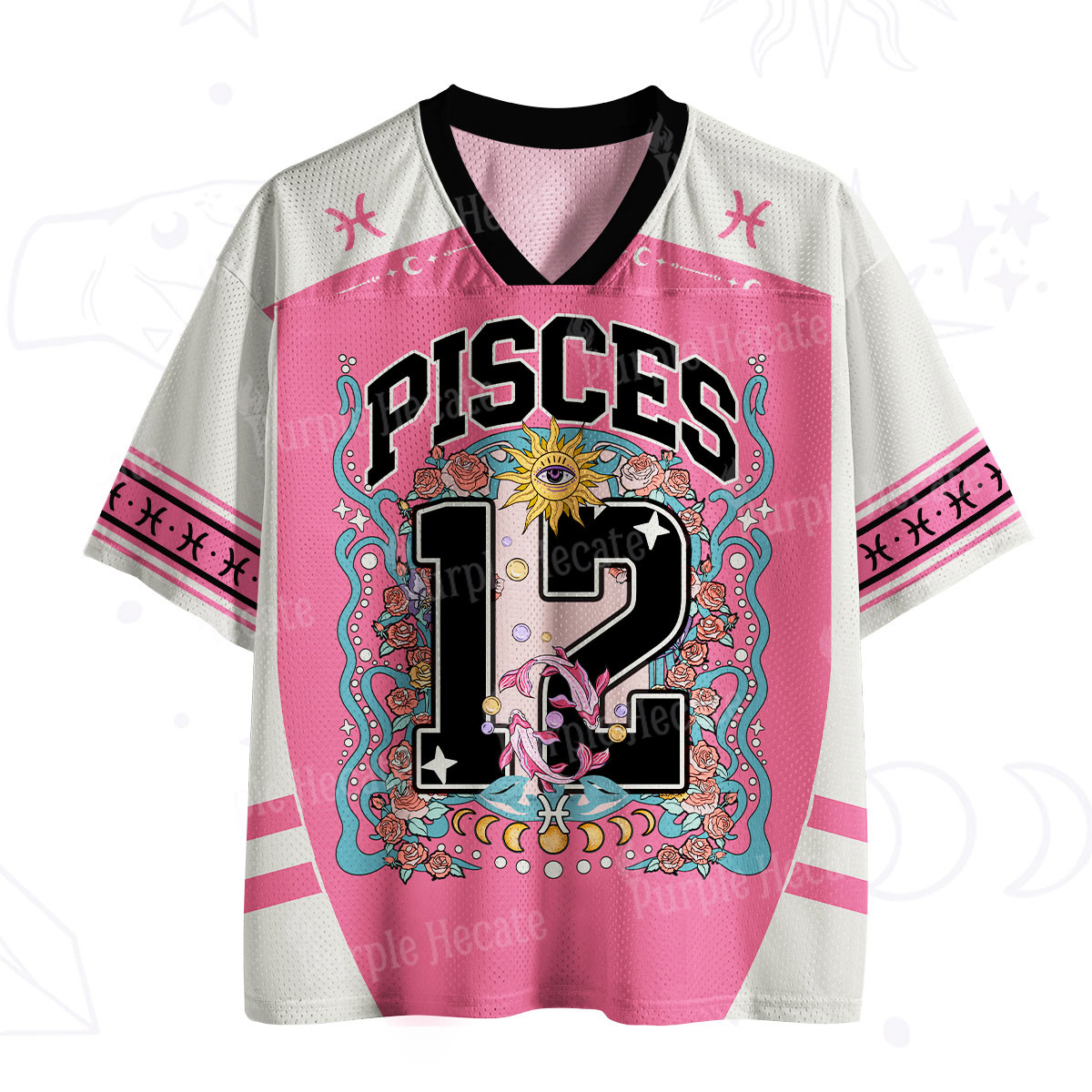 Purplehecate Pisces Spirit Zodiac Mesh Jersey