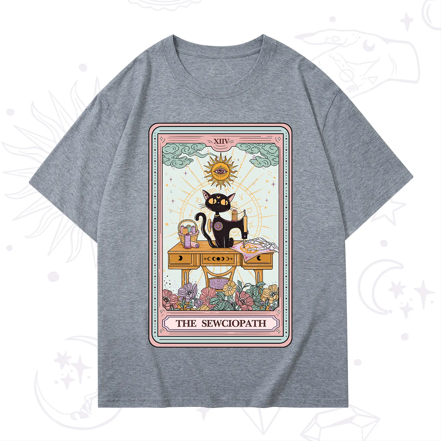 Purplehecate The Sewciopath Tarot Card T-Shirt