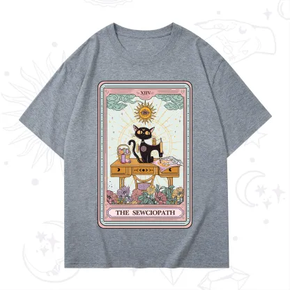 Purplehecate The Sewciopath Tarot Card T-Shirt