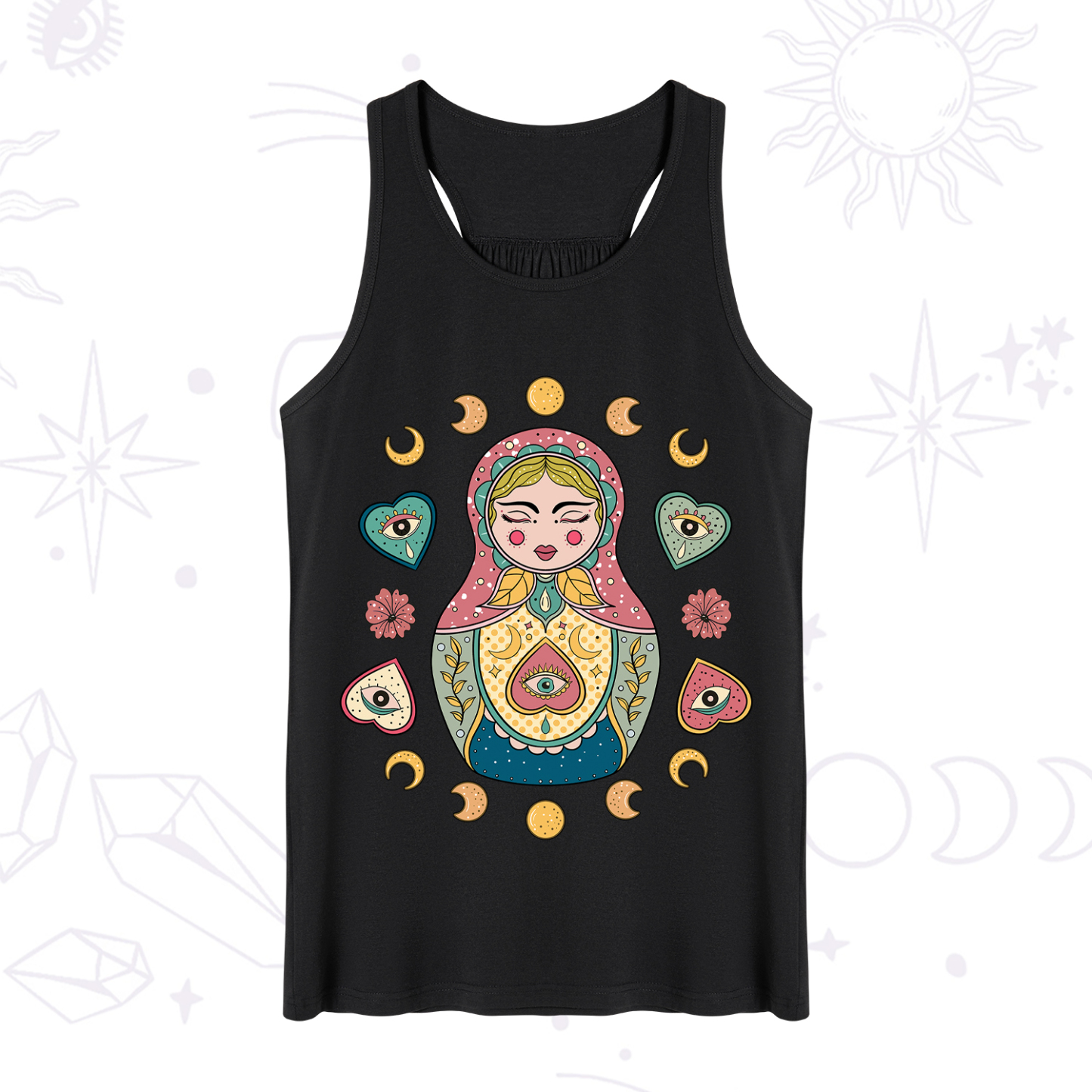 Magic Purplehecate Nesting Doll Tank