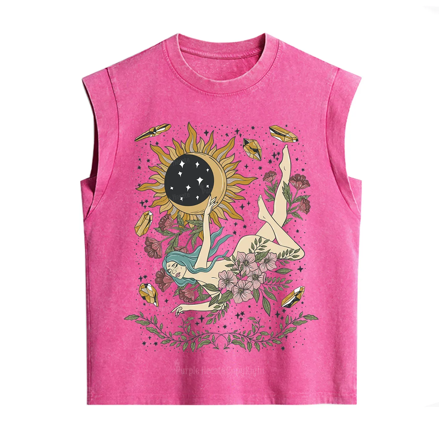 Purplehecate My Girl Your Day Will Come Vintage Washed Tank